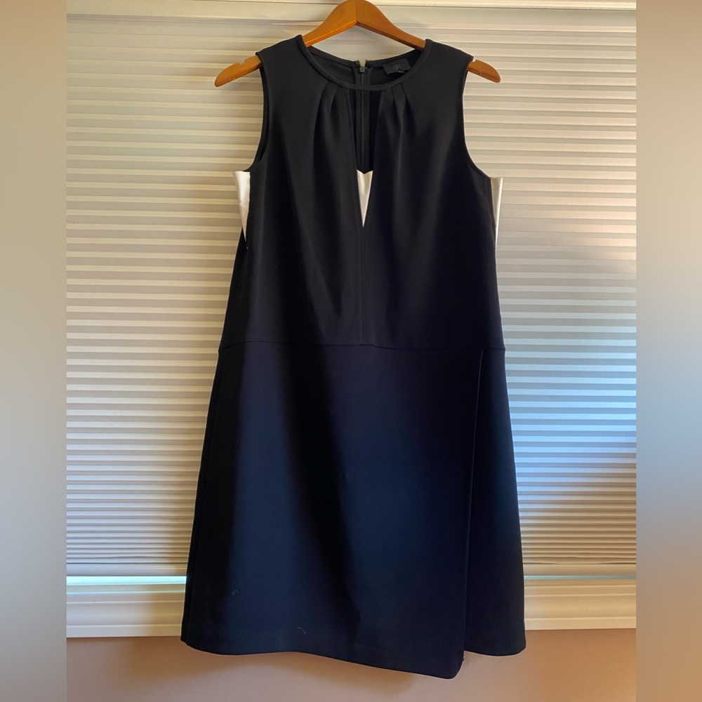 Banana Republic black dress with cutout